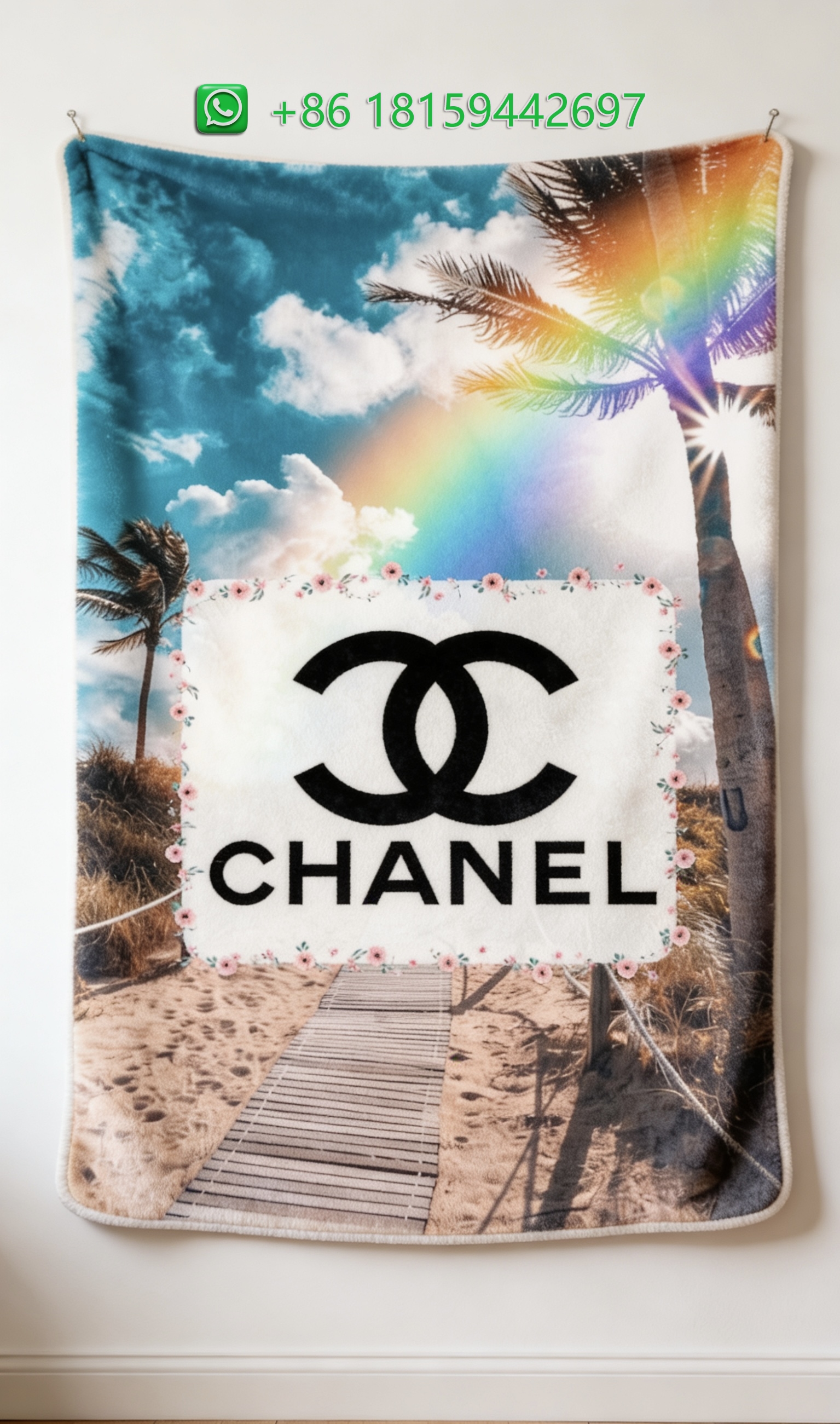 Chanel Throw Blankets